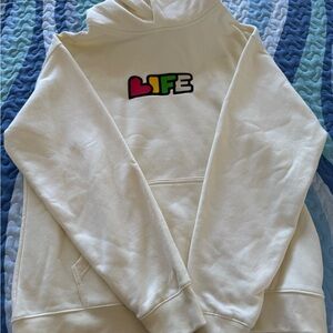 Life Merch Youtube Minecraft Pullover Hoodie Sweatshirt Mens Small Rare New